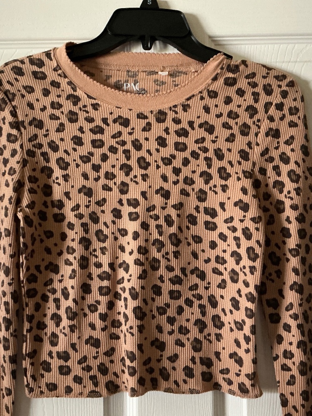 Pacsun leopard long sleeve top